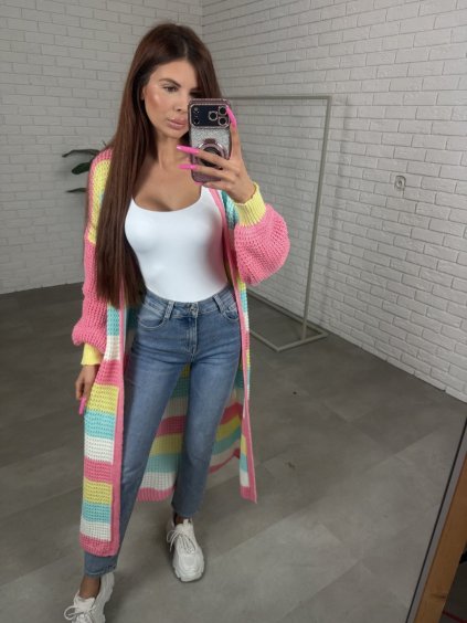 Kardigán RELON ružový