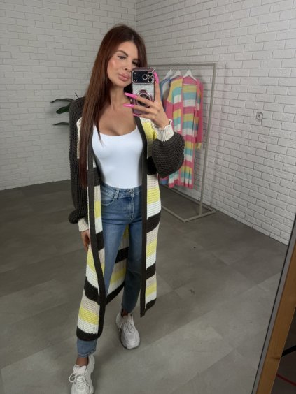 Kardigán RELON čokoládový