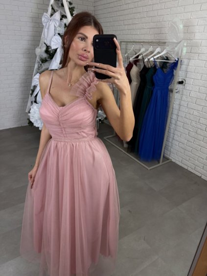 Šaty AURELA staroružová