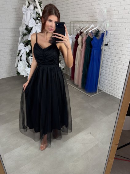 Šaty AURELA čierne