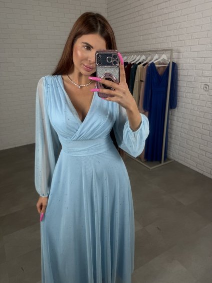 Šaty PALON svetlomodré