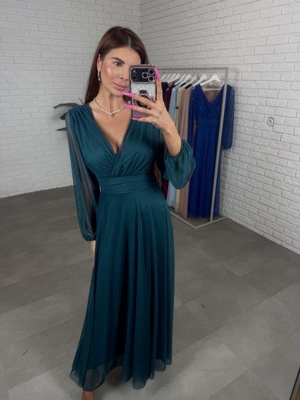 Šaty PALON petrolejové