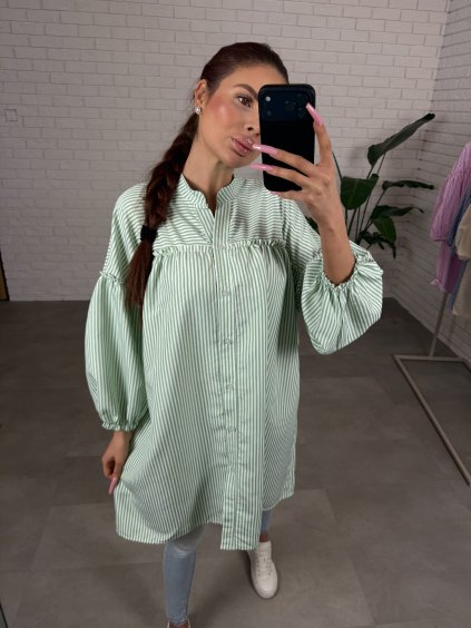 Košeľa ERMON zelená