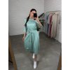 Šaty midi DOLVIA mentolové