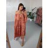 Hodvábne šaty TAINA červené – Červená
