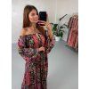 Hodvábne šaty TAINA čierne – Čierna