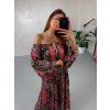Hodvábne šaty TAINA čierne – Čierna