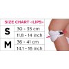 2 ENG SIZE CHART наколенники knee lips queen pole dance