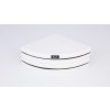 Round Crash Mat, White