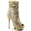 BLONDIE-R-1008 Gold Sequins/Gold Chrome