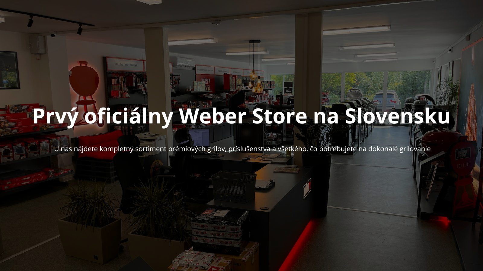 Prvý oficiálny weber store na SK