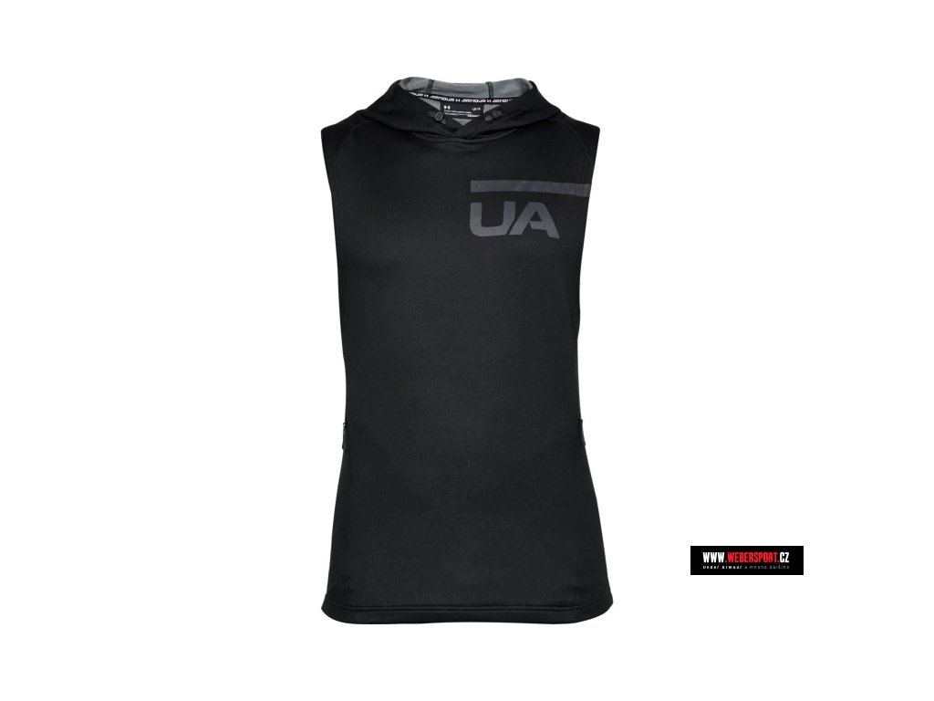 under armour mk1 terry sleeveless hoodie