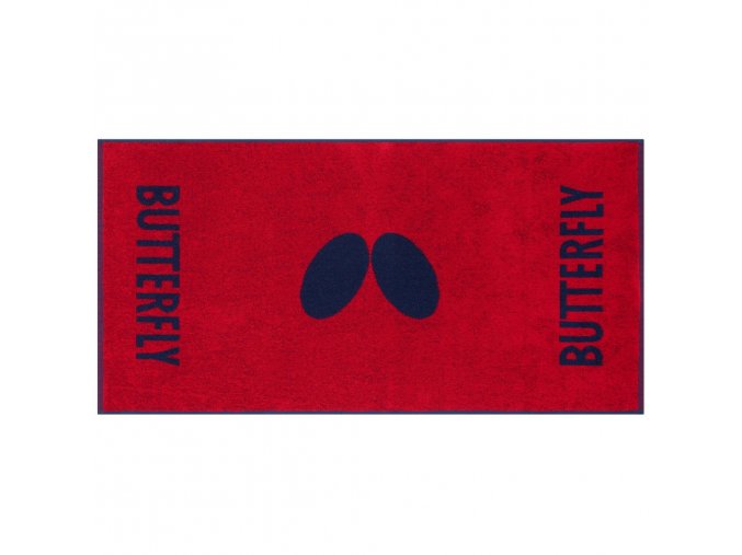 Butterfly towel taoru red