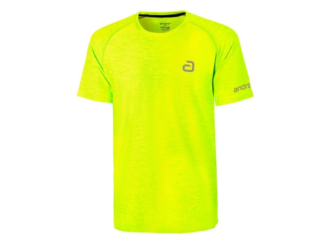 andro shirt melange alpha neon yellow 300 021 219 unisex 1 front