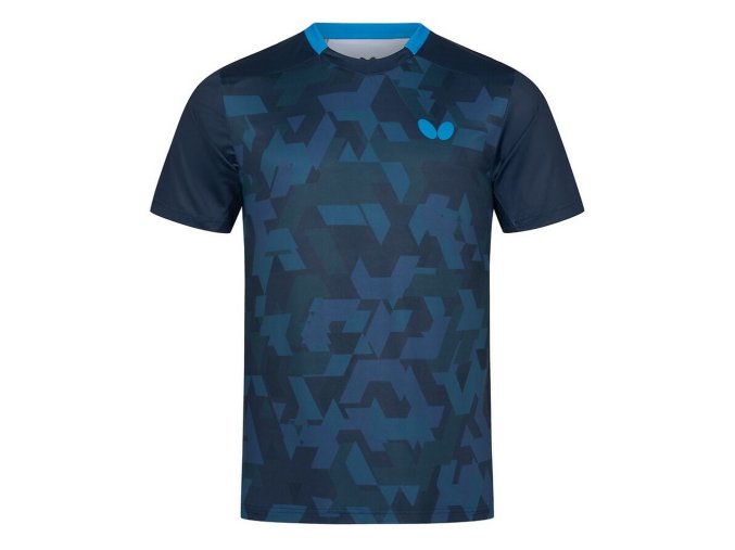Butterfly shirt AGEO night blue 01