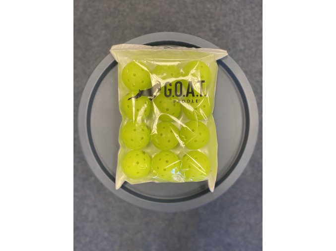 G.O.A.T. Outdoor Premium Pickleball Balls 12-Pack