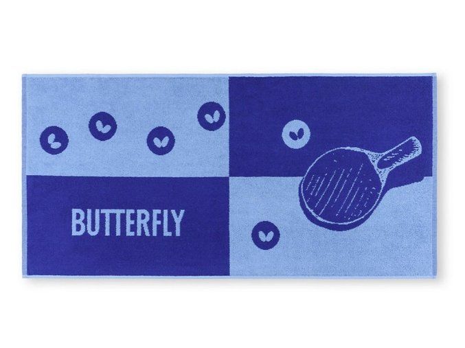 butterfly towel UEDA blue light blue
