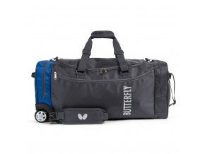 Butterfly sportsbag with rolls OTOMO blue front