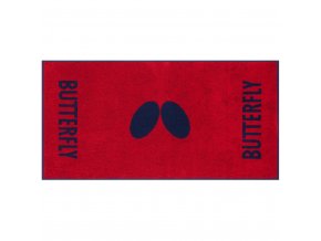 Butterfly towel taoru red