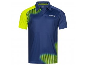 donic polo caliber navy lime front stills web