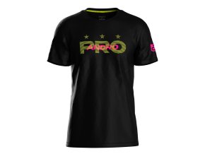 andro t shirt Tylos black neon yellow 300 021 234 unisex 1 front