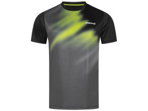 donic t shirt furious black lime anthracite web