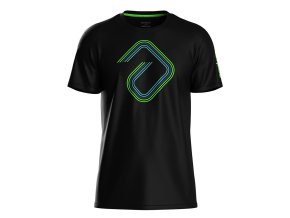 andro t shirt alpha T black green 300 021 012 unisex 1 front