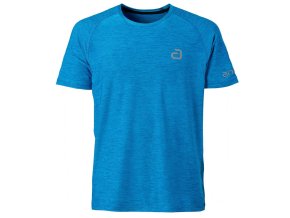 andro shirt Alpha Melange Lagune blue unisex 01 front 300 021 253 2000x2000px