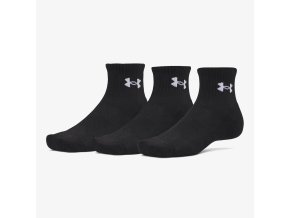 Unisexové ponožky Under Armour UA Performance Cotton 3p Qtr