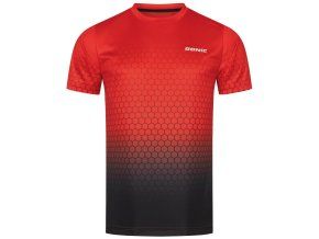 donic t shirt scorpion red black web