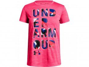 Dívčí TRIKO UNDER ARMOUR TECH BL SOLID BODY SSTRIČKO UNDER ARMOUR HYBRID 2.0 BIG LOGO TEE