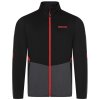 donic tracksuit jacket trail black anthracite red web
