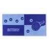 butterfly towel UEDA blue light blue