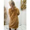 damske dlhe kozusinove kabaty hnede volne oversize