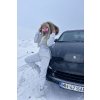 damsky zimny biely overal na lyzovanie foggi s kozusinou s kapucnou