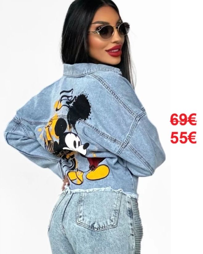 - 20 % ZĽAVA😘 Denim bunda DISNEY😻 teraz za akciovú cenu 55€💋💋 👉www.modanicol.sk 👉www.webfashion.sk #denimjacket #denim...