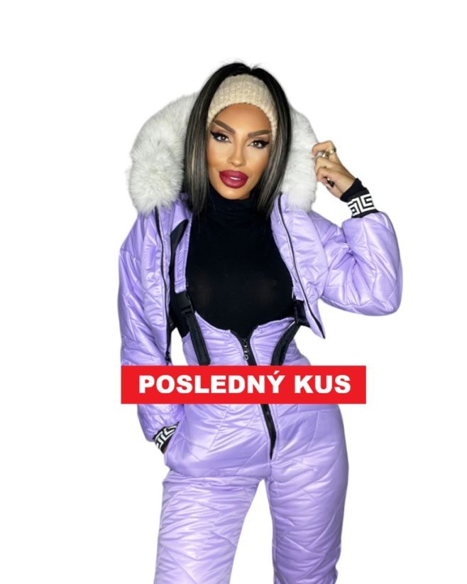 Posledný kus❣️ Veľkosť XXS. 🥰🤩Štýlová fialová kombinéza na lyžovanie teraz v ZĽAVE za 99€👍 Dostupná aj v žltej a čiernej...