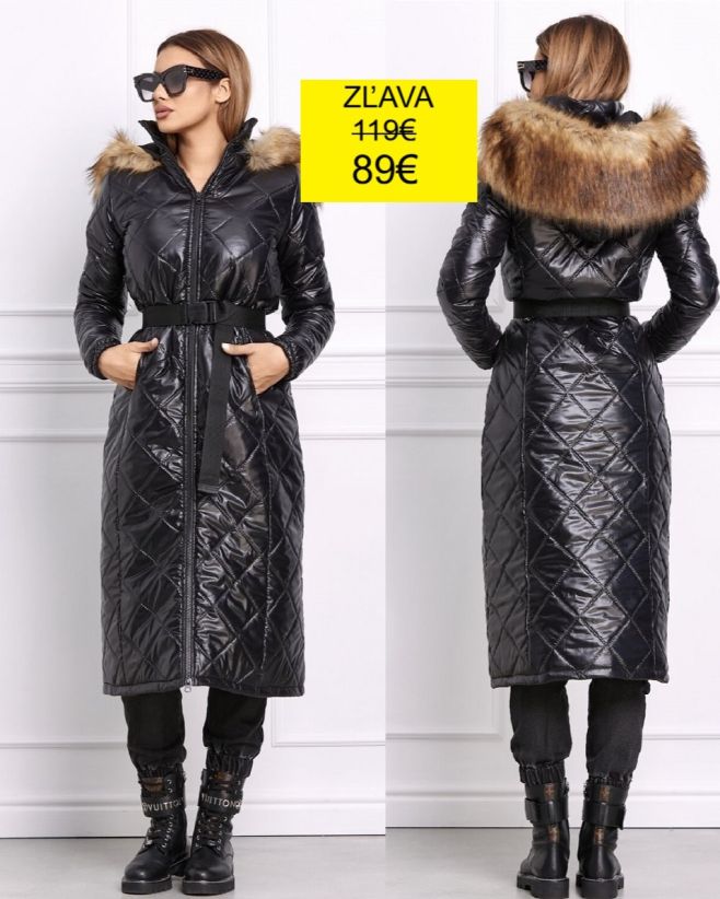 ❌Posledný kus❌ Znížená cena 89€😊✔️ Krásna metalická bunda s hustou odopínateľnou kožušinou🥰 Súčasťou bundičky je aj...