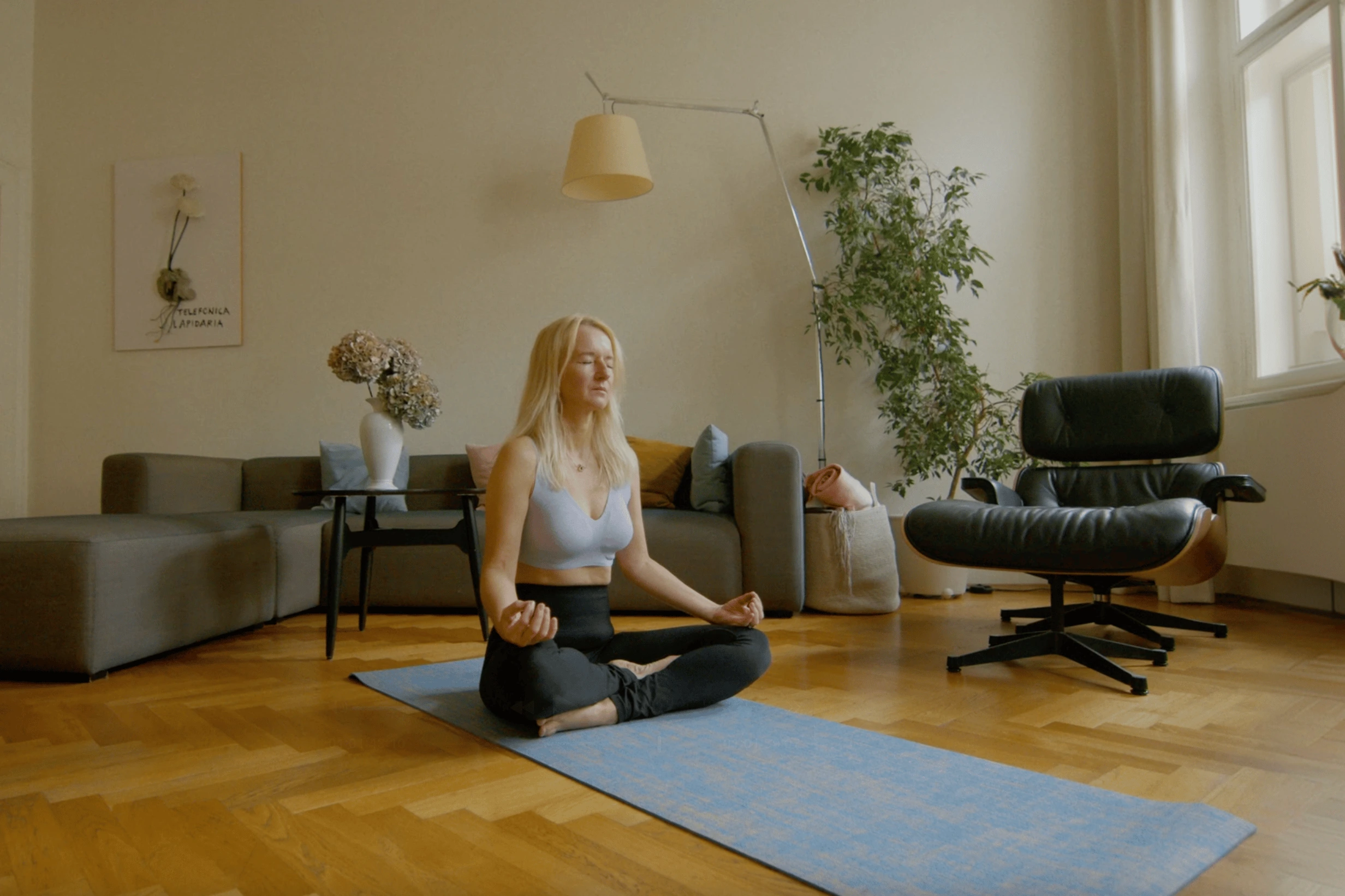 Jana Zielinski při ranním rituálu