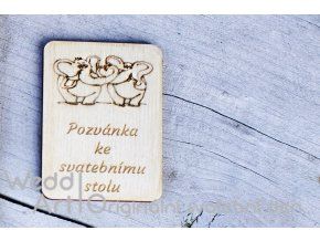drevenei pozvanka slonici 1
