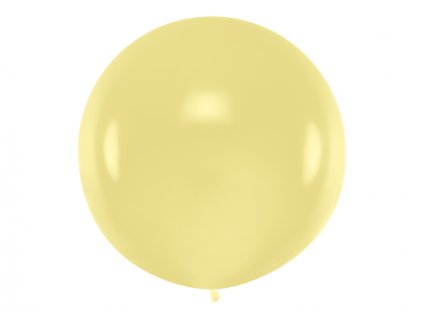 Velký pastelový balónek KRÉMOVÝ, 1 m