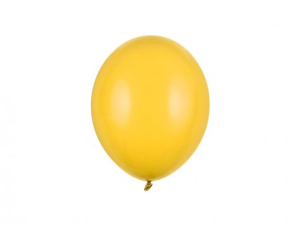 Balónek pastelový MEDOVÝ, 23 cm, 100 ks