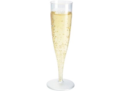 Plastové skleničky na šampaňské 13,5 cl, 10 kusů