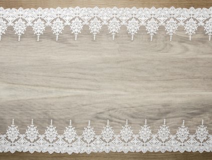 Dekorační krajka IVORY, 45 cm x 9 m