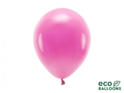 EKO balónek pastelový FUCHSIOVÝ, 26 cm, 100 ks