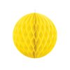 Papírová dekorační koule "Honeycomb" ŽLUTÁ, průměr 10 cm