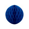 Papírová dekorační koule "Honeycomb" TMAVĚ MODRÁ, průměr 20 cm