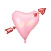 Fóliový balónek srdce s šípem “Love”, 76x55 cm