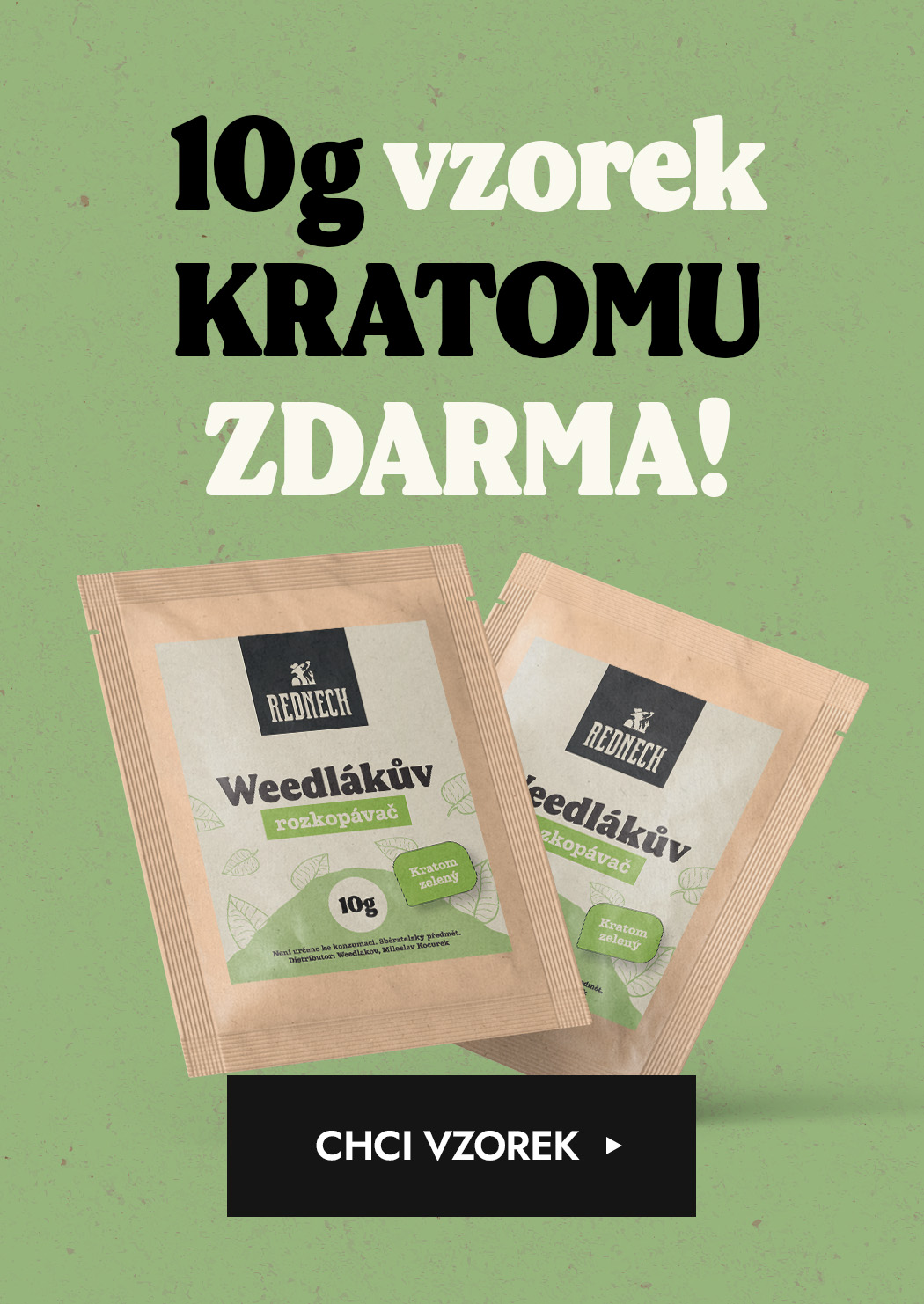 Vzorek Kratomu ZDARMA