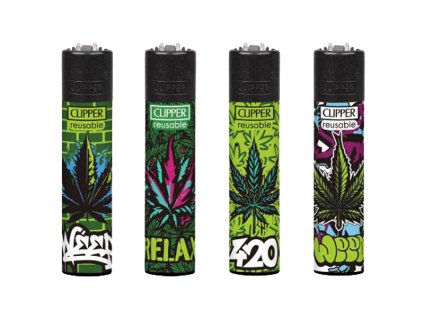 Zapalovač Clipper - Weed Graff